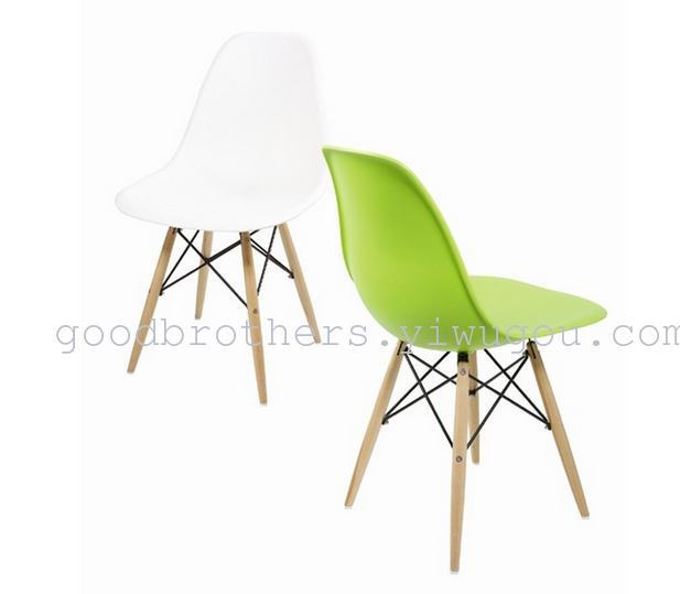 High Backrest Dining Chair Outdoor Chair Wooden Tripod, Pp Plastic Chair, Many Styles and Styles