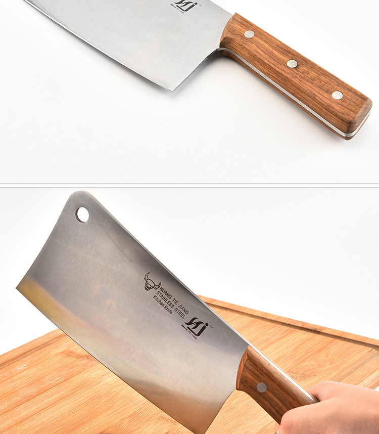 Factory Supply Thickened Stainless Steel Large Osteotome Slaughter Household Bone Cutting Knife Osteotome Kitchen Knife Kitchen Knife Factory Supply Thickened Stainless Steel Large Osteotome Slaughter Household Bone Cutting Knife Osteotome Kitchen Knife Kitchen Knife