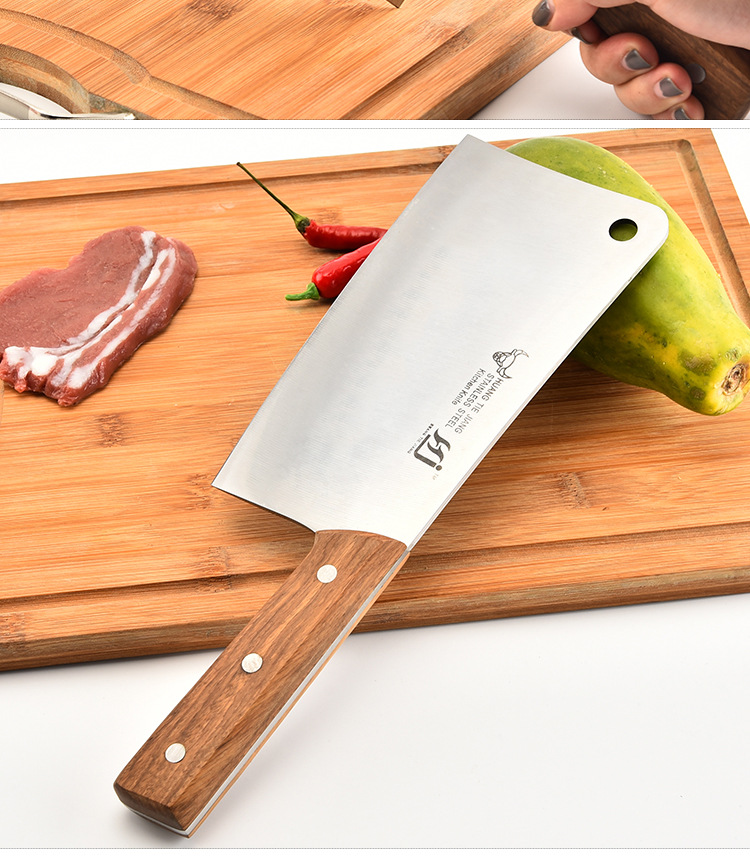 Factory Supply Thickened Stainless Steel Large Osteotome Slaughter Household Bone Cutting Knife Osteotome Kitchen Knife Kitchen Knife Factory Supply Thickened Stainless Steel Large Osteotome Slaughter Household Bone Cutting Knife Osteotome Kitchen Knife Kitchen Knife