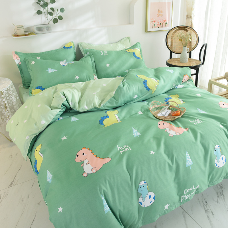 ThreePiece Bedding Set Gift Aloe Cotton Bed Sheet Quilt Cover Bed Sheet FourPiece Set One Piece Dropshipping