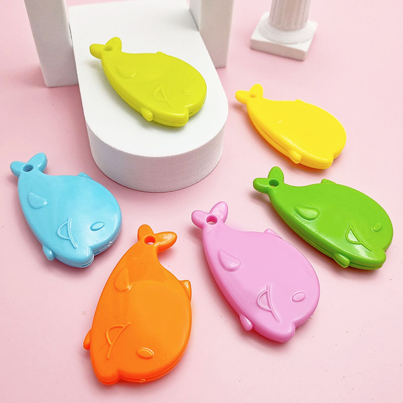 Factory Wholesale Candy-Colored Dolphin Whale Small Art Knife Portable Student Mini Knife Box Opener Utility Knife
