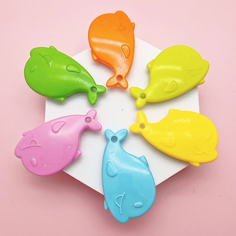 Factory Wholesale Candy-Colored Dolphin Whale Small Art Knife Portable Student Mini Knife Box Opener Utility Knife