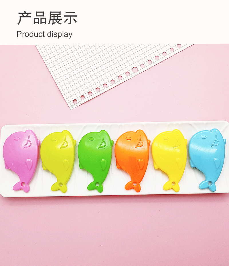 Factory Wholesale Candy-Colored Dolphin Whale Small Art Knife Portable Student Mini Knife Box Opener Utility Knife Factory Wholesale Candy-Colored Dolphin Whale Small Art Knife Portable Student Mini Knife Box Opener Utility Knife