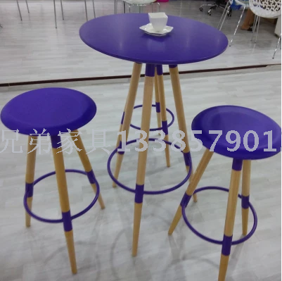 Leisure Bar Table and Chair Combination Indoor Balcony Table and Chair Creative IKEA Coffee Three-Piece Tables and Chairs Reception Table and Chair