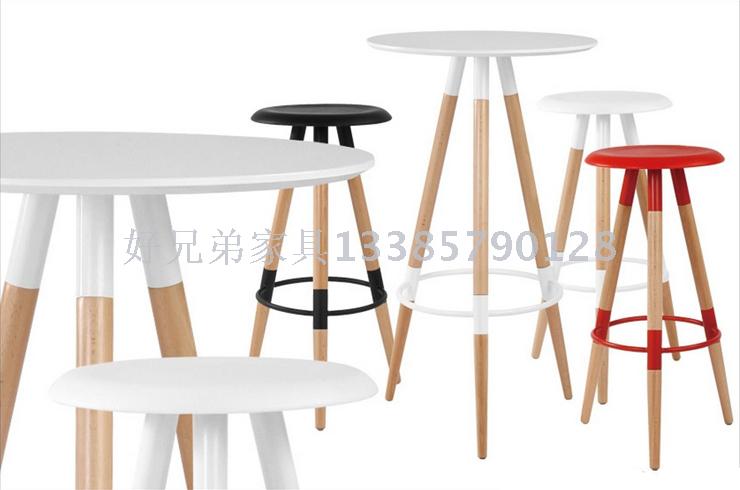 Leisure Bar Table and Chair Combination Indoor Balcony Table and Chair Creative IKEA Coffee Three-Piece Tables and Chairs Reception Table and Chair