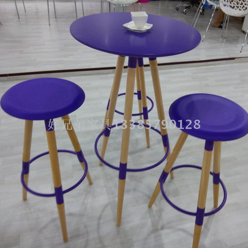 Leisure Bar Table and Chair Combination Indoor Balcony Table and Chair Creative IKEA Coffee Three-Piece Tables and Chairs Reception Table and Chair