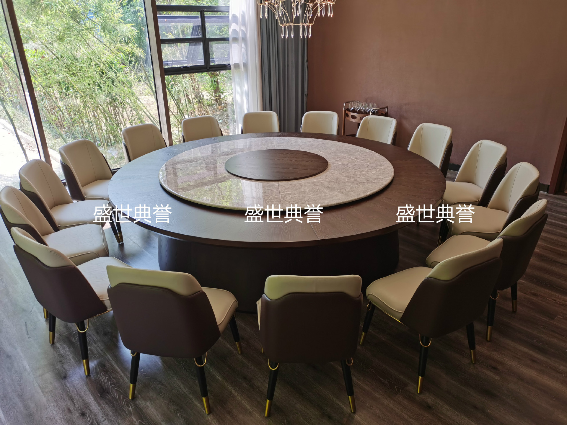 Hotel Solid Wood Dining Chair Club Modern Light Luxury Chair High-End Villa Nordic Electric Dining Table and Chair Hotel Solid Wood Dining Chair Club Modern Light Luxury Chair High-End Villa Nordic Electric Dining Table and Chair