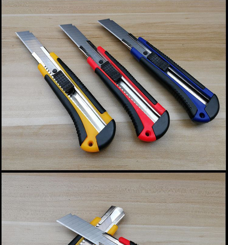 Factory Direct Sales Art Knife Paper Cutter Wholesale Knife Holder Large Industrial Blade Origin Supply Wallpaper Knife