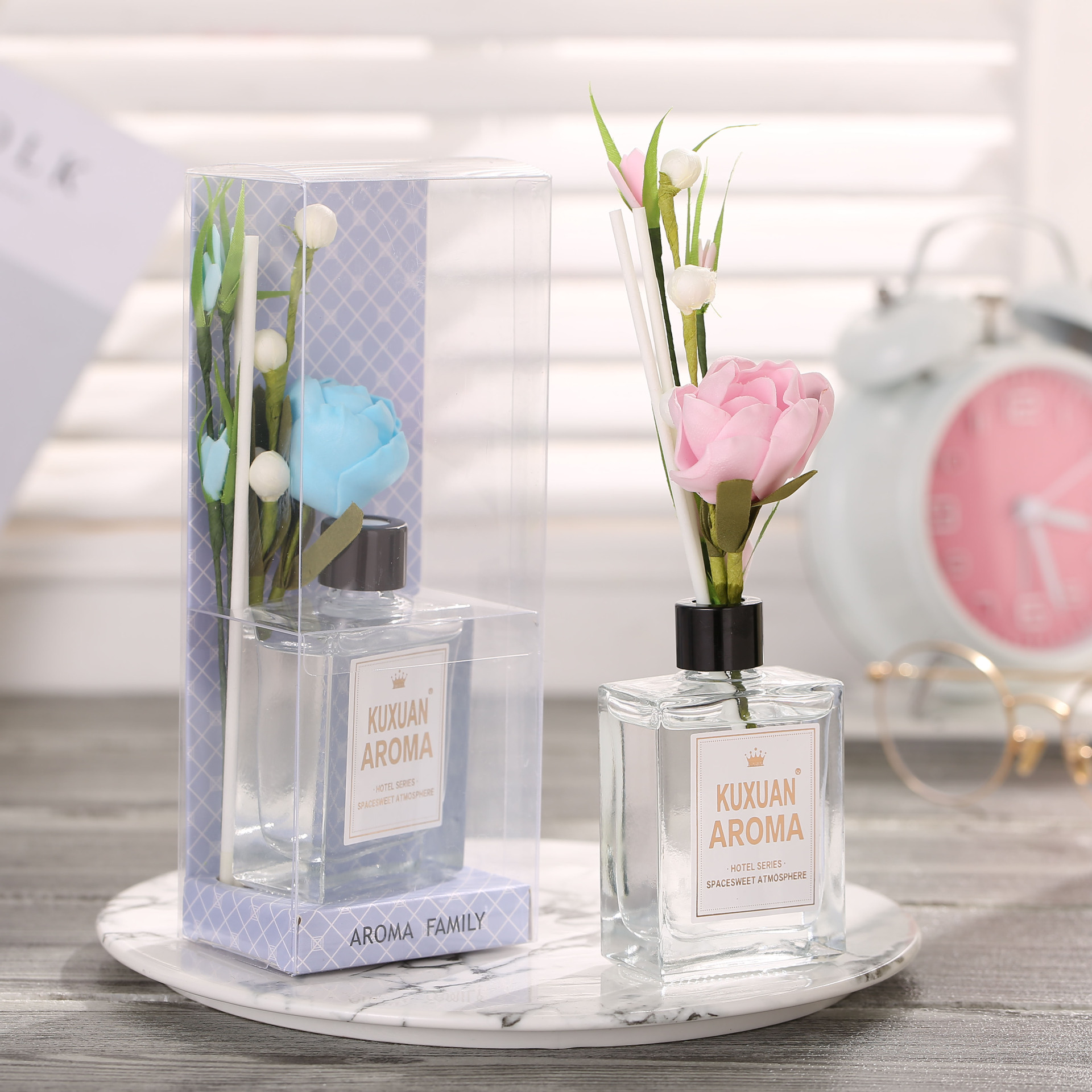 Square Bottle Fragrance Rattan Volatile Aroma Home Deodorant Fire-Free Aromatherapy Deodorant Square Bottle Fragrance Rattan Volatile Aroma Home Deodorant Fire-Free Aromatherapy Deodorant