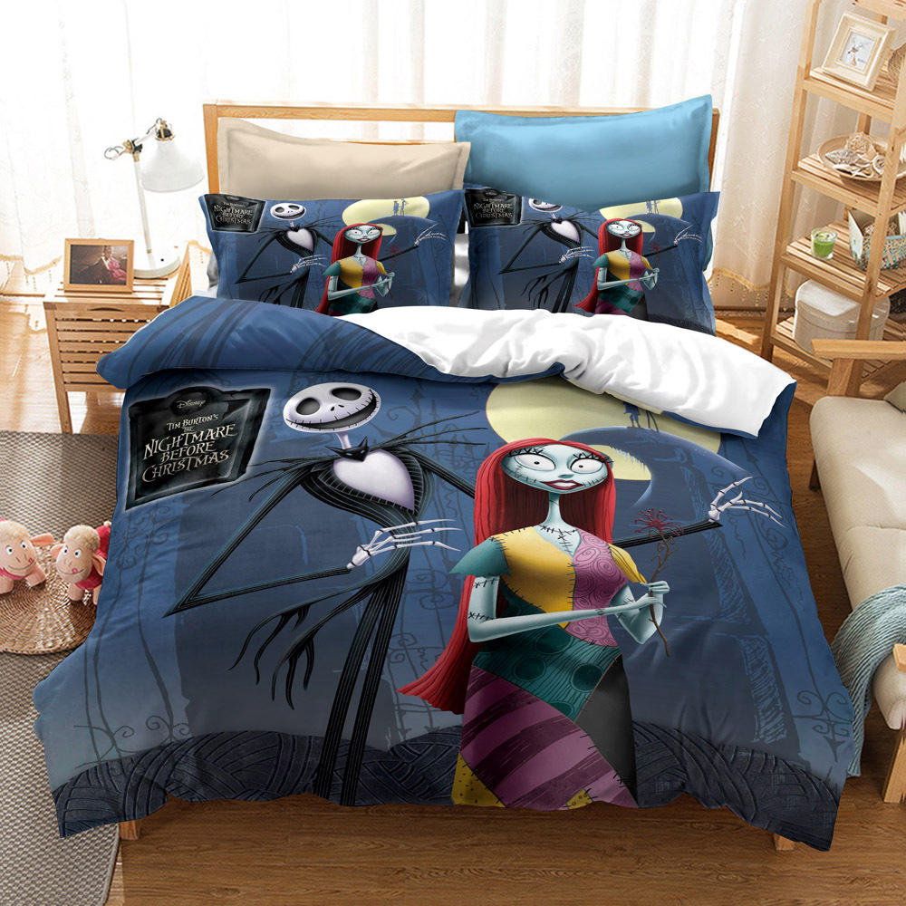CrossBorder Bedding Christmas Night Horror FourPiece Bedding Set AliExpress Wish ThreePiece Set