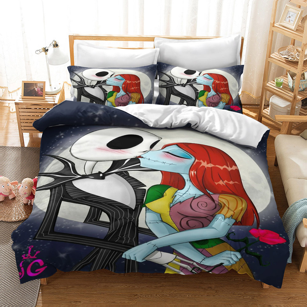CrossBorder Bedding Christmas Night Horror FourPiece Bedding Set AliExpress Wish ThreePiece Set
