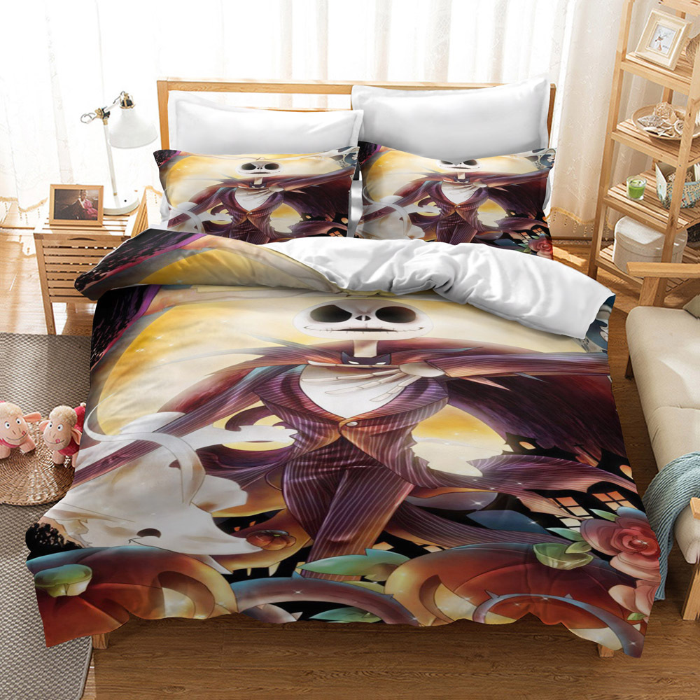 CrossBorder Bedding Christmas Night Horror FourPiece Bedding Set AliExpress Wish ThreePiece Set