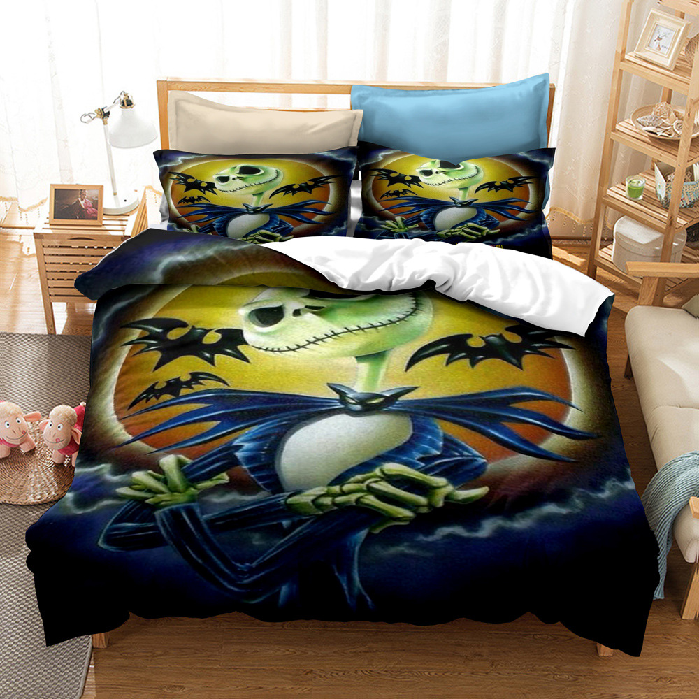 CrossBorder Bedding Christmas Night Horror FourPiece Bedding Set AliExpress Wish ThreePiece Set