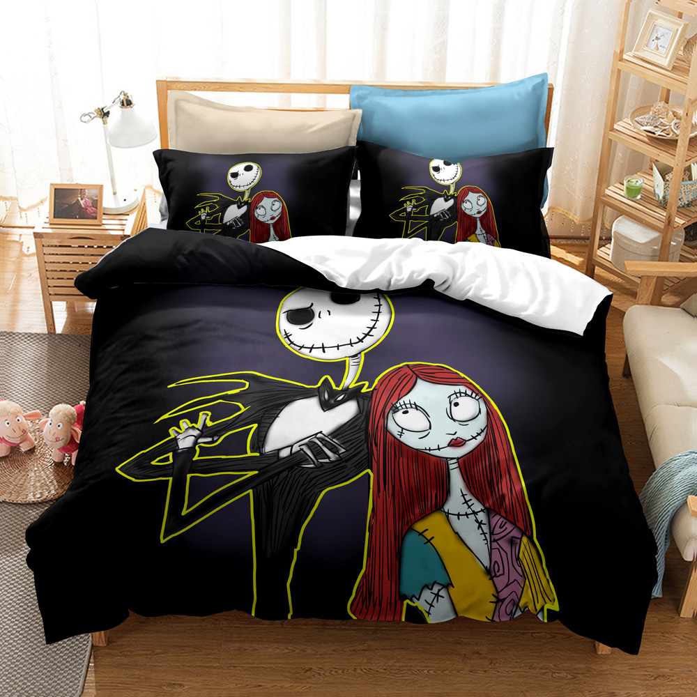 CrossBorder Bedding Christmas Night Horror FourPiece Bedding Set AliExpress Wish ThreePiece Set