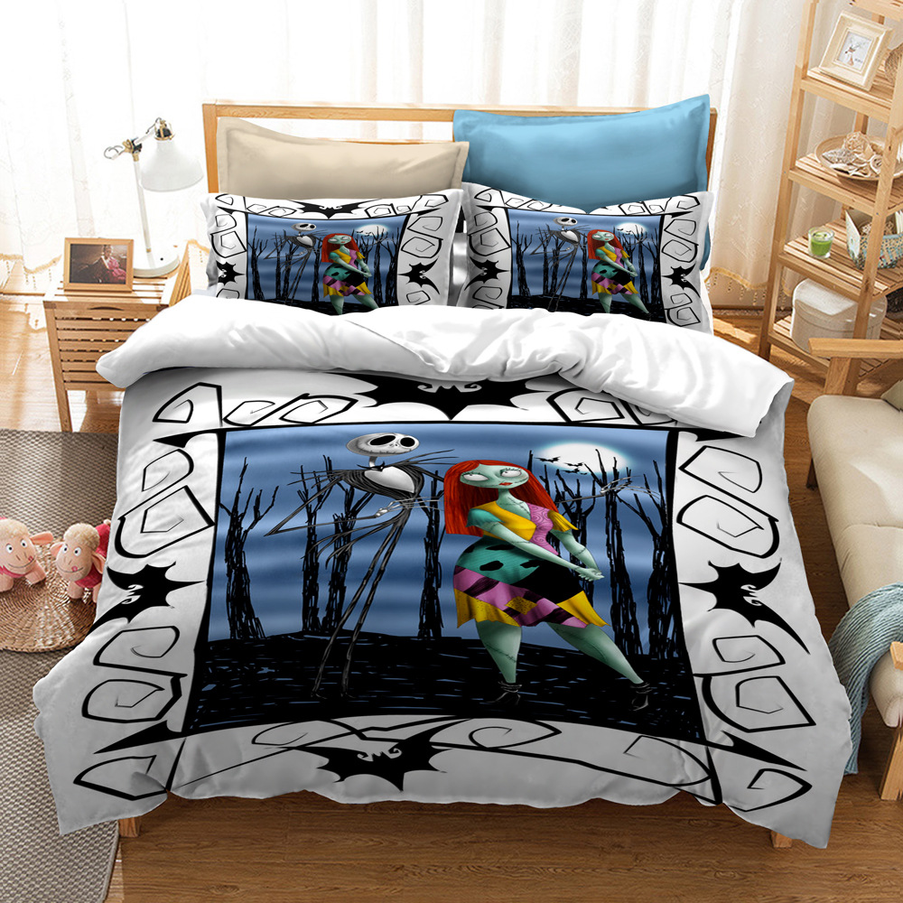 CrossBorder Bedding Christmas Night Horror FourPiece Bedding Set AliExpress Wish ThreePiece Set