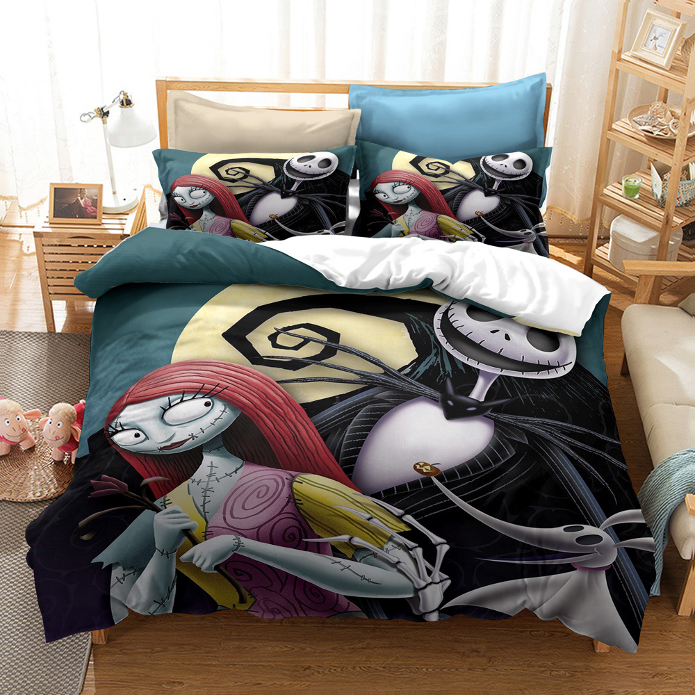 CrossBorder Bedding Christmas Night Horror FourPiece Bedding Set AliExpress Wish ThreePiece Set