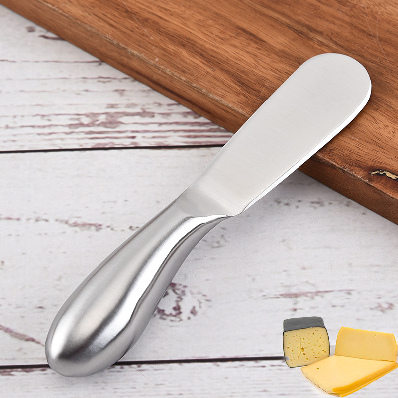 Factory in Stock Stainless Steel Cream Knife Butter Knife Cheese Cheese Knife Household Kitchen Baking Tools