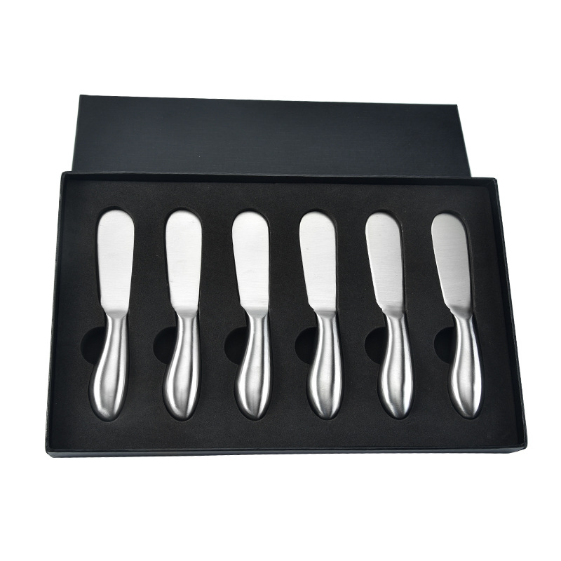 Factory in Stock Stainless Steel Cream Knife Butter Knife Cheese Cheese Knife Household Kitchen Baking Tools