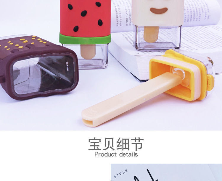 Celebrity Ice Cream Water Bottle Children like overtheShoulder Water Cup Removable Design 300ml Toddler Water Bottle