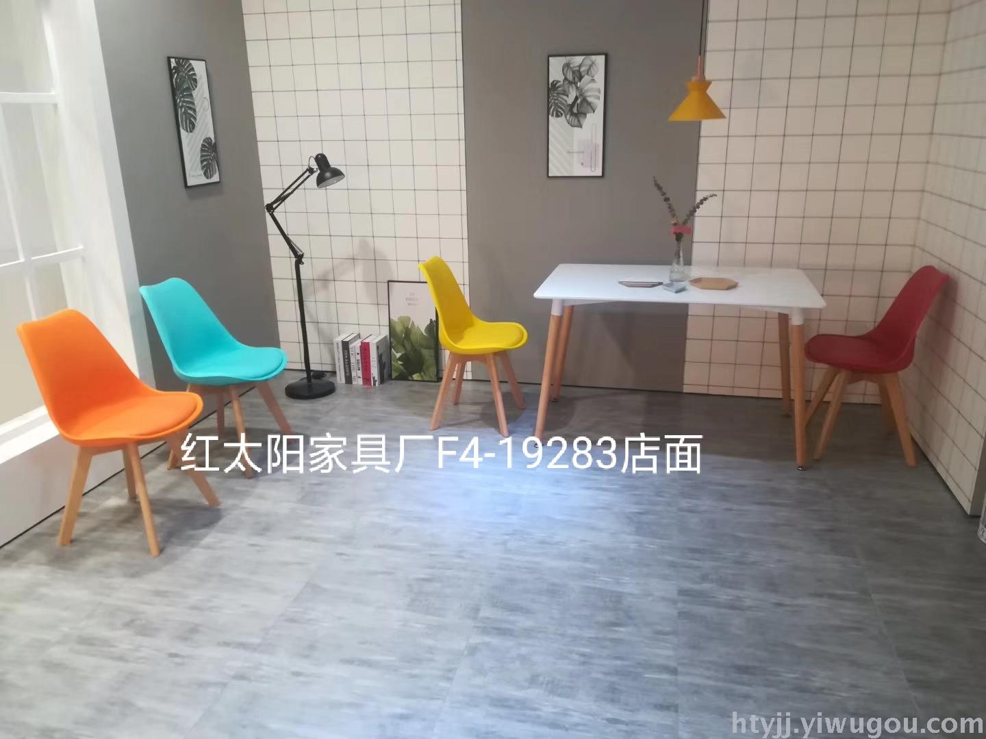 Plastic seating imus dining chair, Nordic style chair, wooden leg back chair