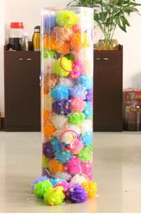 Candy granulated bath ball box sponge bath flower/shower wipe