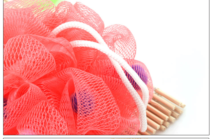 Candy granulated bath ball box sponge bath flower/shower wipe