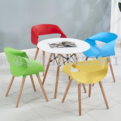 Nordic Eames Chair Negotiation Table and Chair Combination Simple Modern Leisure Reception Cool Creative Lounge Chair