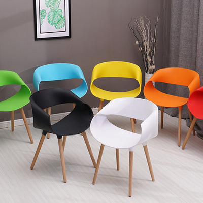 Nordic Eames Chair Negotiation Table and Chair Combination Simple Modern Leisure Reception Cool Creative Lounge Chair