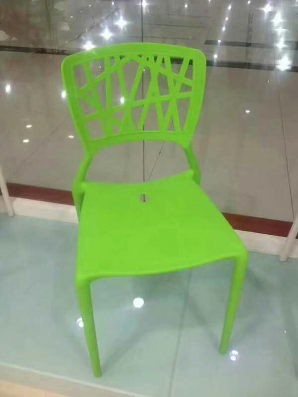 Pp Plastic Backrest Eames Chair Fashion Hollowed-out Hotel Office Dining Chair Leisure Meeting Chair