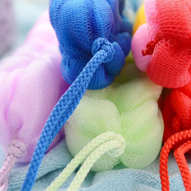 Creative household lovely color long strip bath ball back rub bath brush bath towel Creative household lovely color long strip bath ball back rub bath brush bath towel