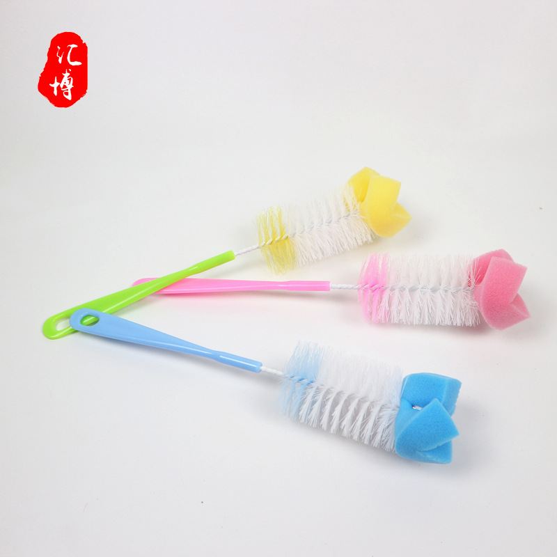Sponge Cup Brush Long Handle Cup Brush Cup Brush Cup Brush Baby Bottle Brush Water Cup No Dead Angle Kitchen Cup Bottle
