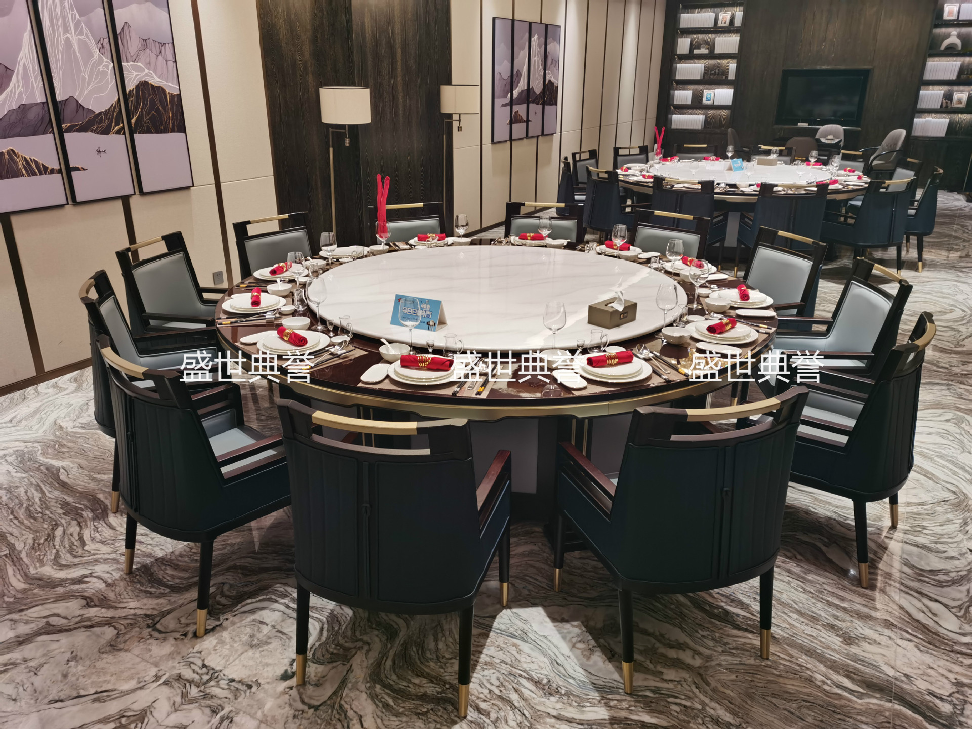 Star Hotel Solid Wood Dining Chair Hotel Box New Chinese Style Chair Chinese Solid Wood Electric Dining Table and Chair Star Hotel Solid Wood Dining Chair Hotel Box New Chinese Style Chair Chinese Solid Wood Electric Dining Table and Chair