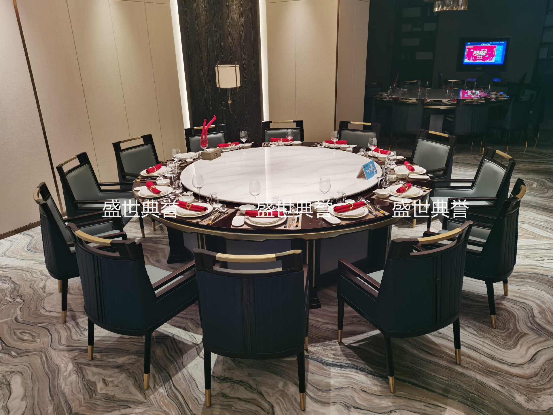 Star Hotel Solid Wood Dining Chair Hotel Box New Chinese Style Chair Chinese Solid Wood Electric Dining Table and Chair Star Hotel Solid Wood Dining Chair Hotel Box New Chinese Style Chair Chinese Solid Wood Electric Dining Table and Chair