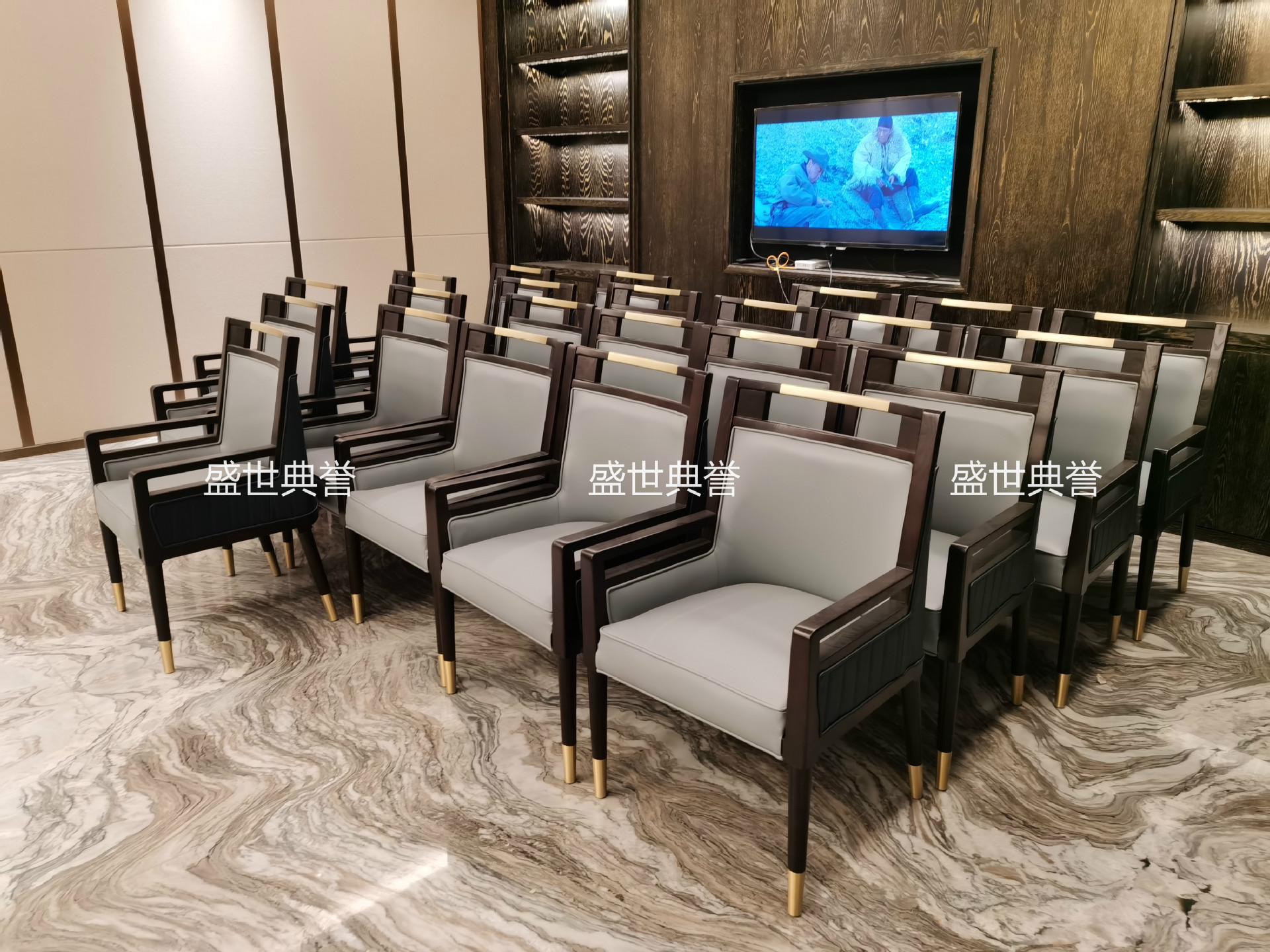 Star Hotel Solid Wood Dining Chair Hotel Box New Chinese Style Chair Chinese Solid Wood Electric Dining Table and Chair Star Hotel Solid Wood Dining Chair Hotel Box New Chinese Style Chair Chinese Solid Wood Electric Dining Table and Chair