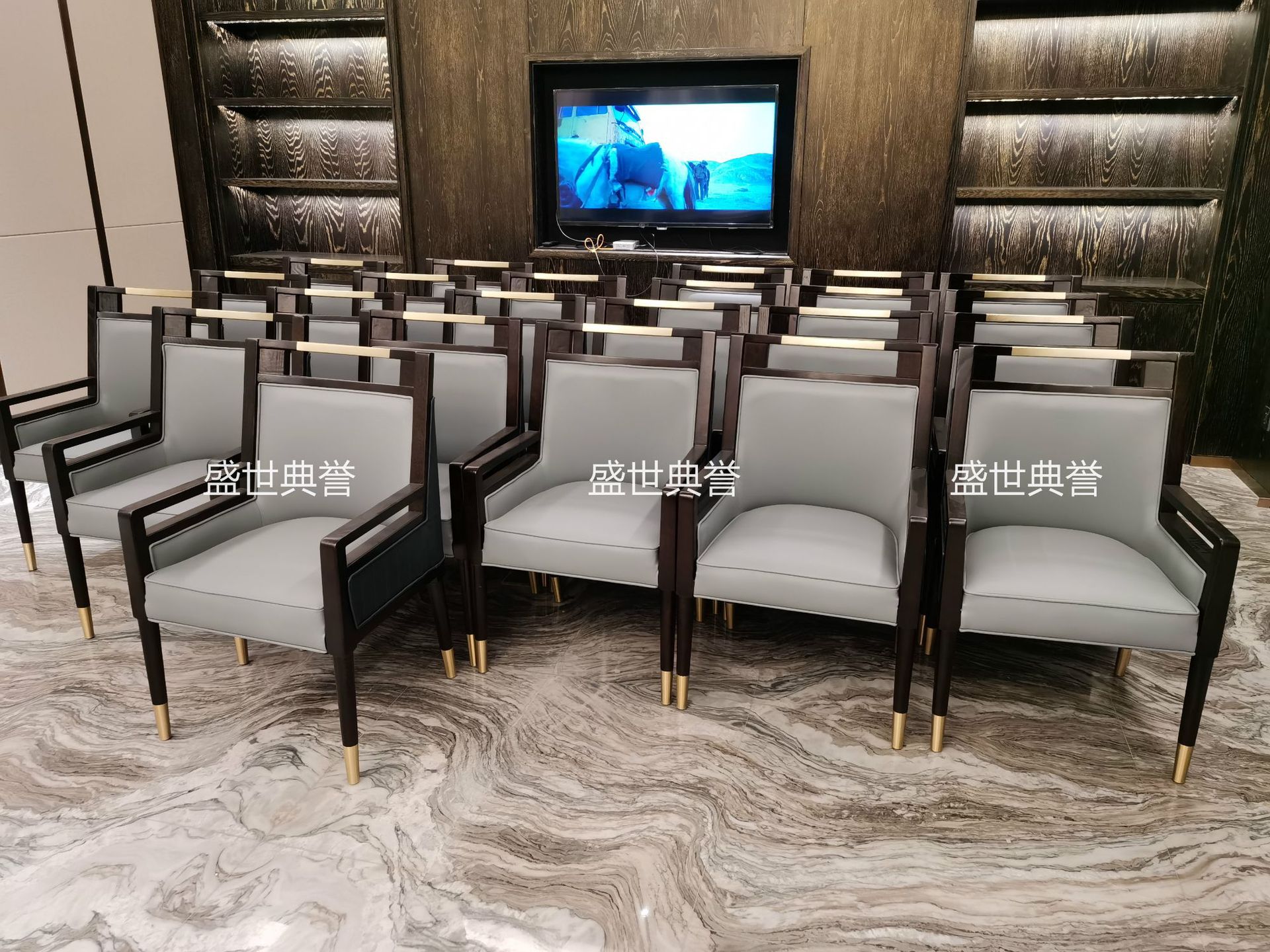 Star Hotel Solid Wood Dining Chair Hotel Box New Chinese Style Chair Chinese Solid Wood Electric Dining Table and Chair Star Hotel Solid Wood Dining Chair Hotel Box New Chinese Style Chair Chinese Solid Wood Electric Dining Table and Chair