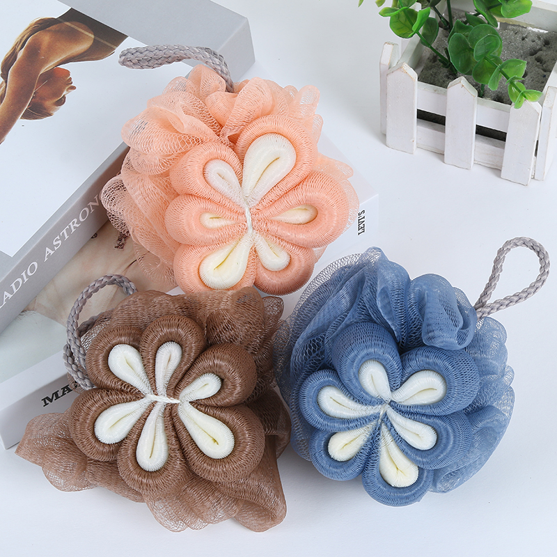 Large bath flower bath ball female rub back bath bubble net day system not loose bath ball wei yu bubble ball