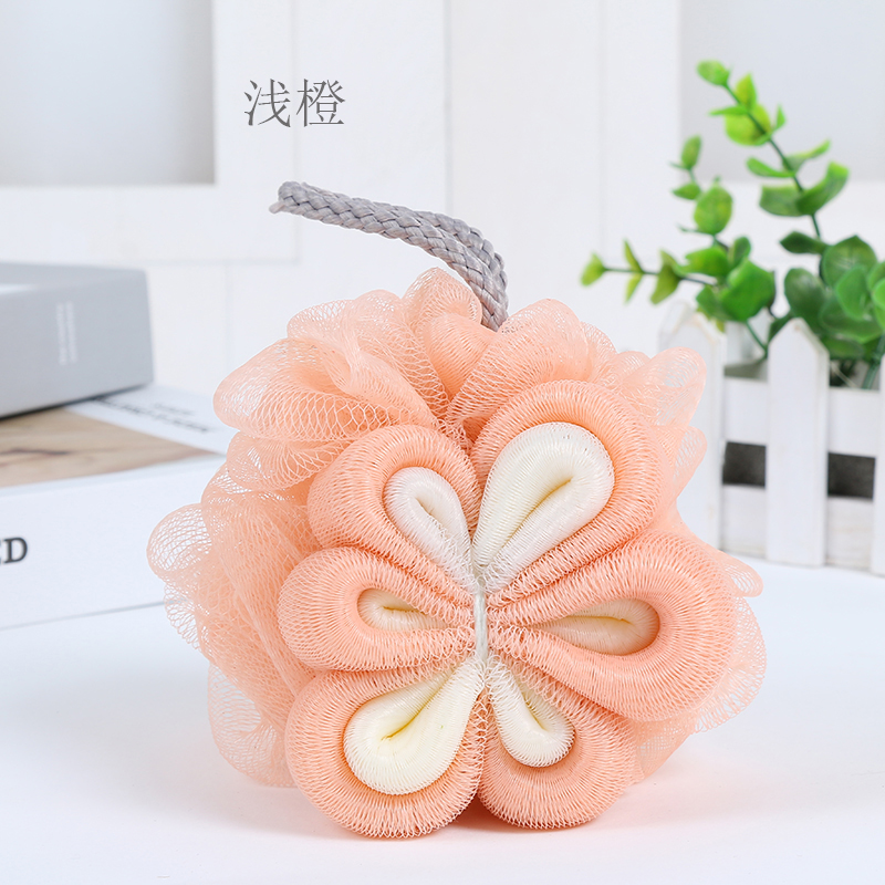 Large bath flower bath ball female rub back bath bubble net day system not loose bath ball wei yu bubble ball