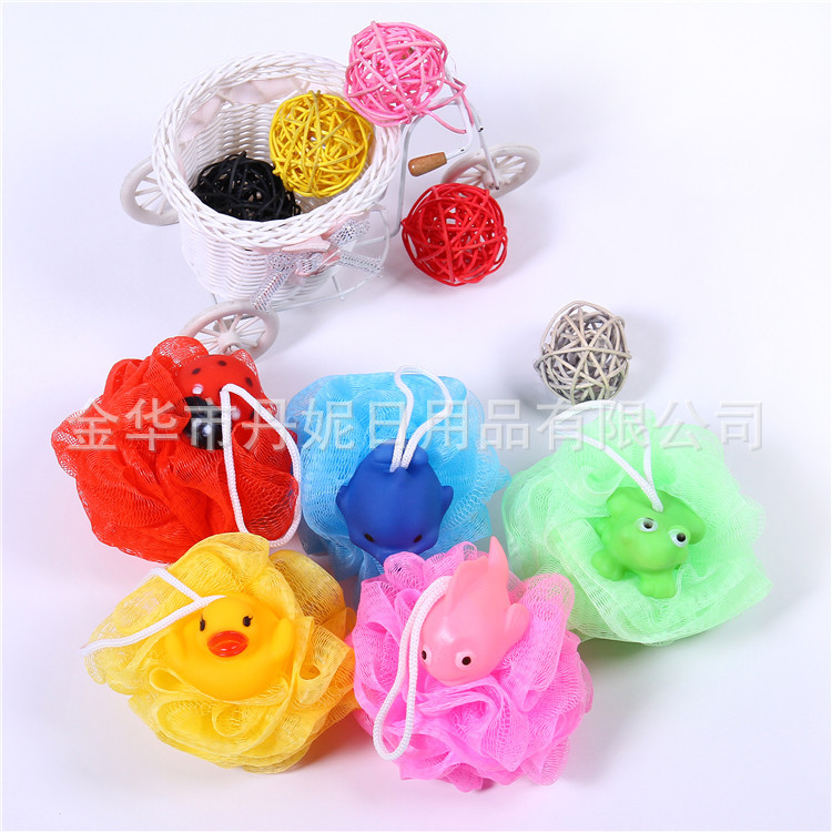 Hot sell manufacturer direct sale high quality bath ball bath flower animal bath flower bath baby bath essential