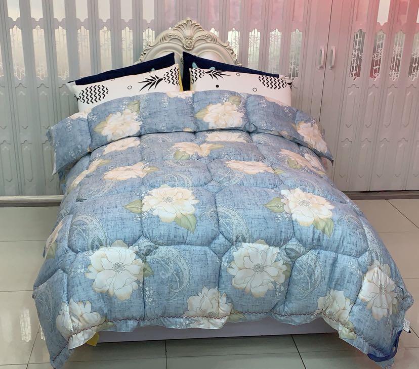Foreign Trade Quilt New Winter Quilt Four-Piece Bedding Set