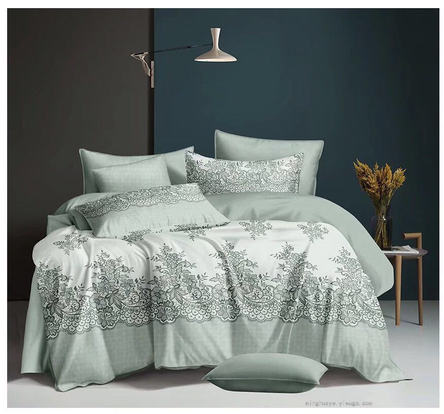 New Fashionable Printed European-Style Four-Piece Bedding Set