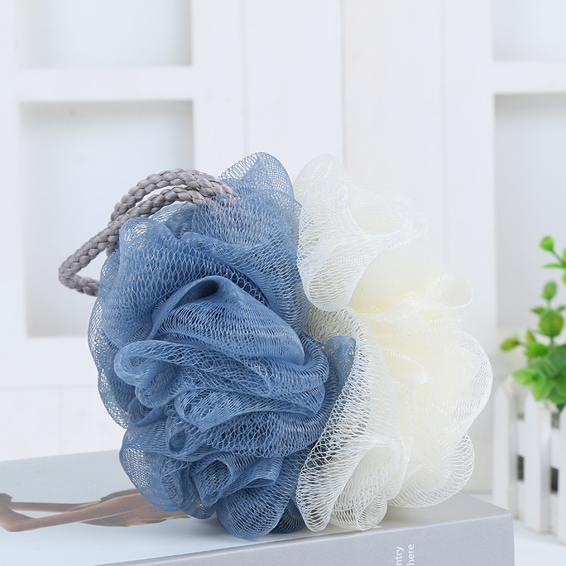 European color bath ball large bath ball girls washcloth bath ball flower bath products