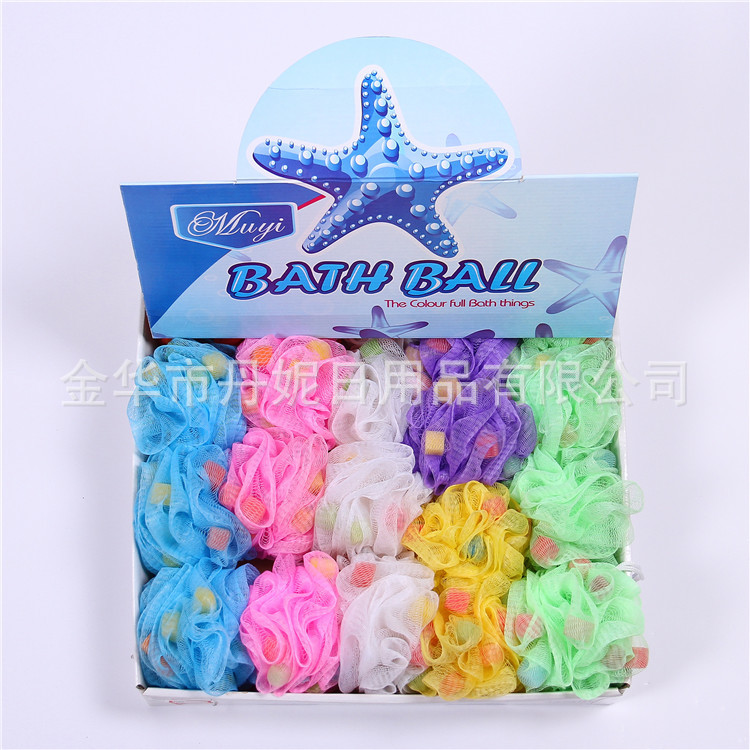 Manufacturer sells high - quality sponge bath bath ball