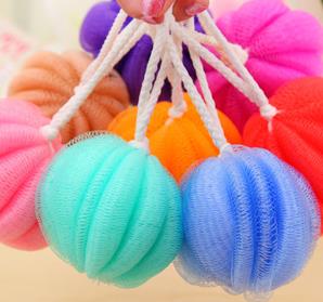 Japanese household fine net washing face and bubble bath flower hanging rope washing face bath ball thickening bath protection flower