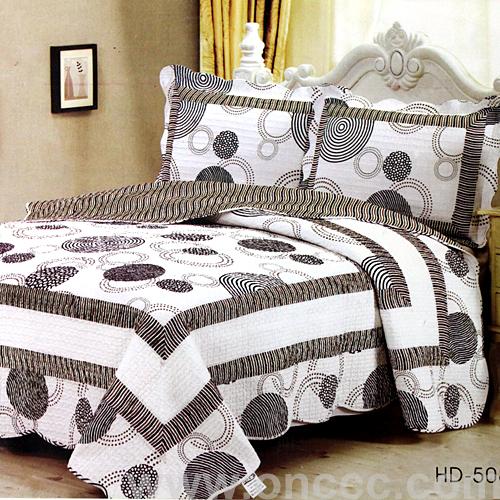 Black cotton bedding set