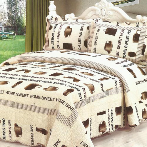 Black cotton bedding set