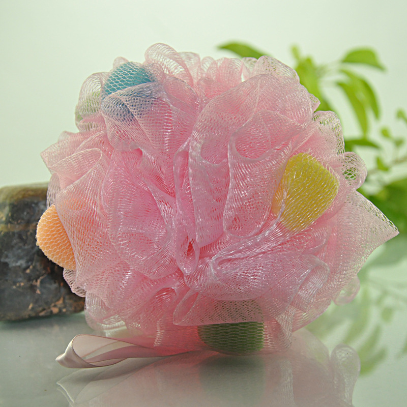 Heart Shape Sponge Bath Ball