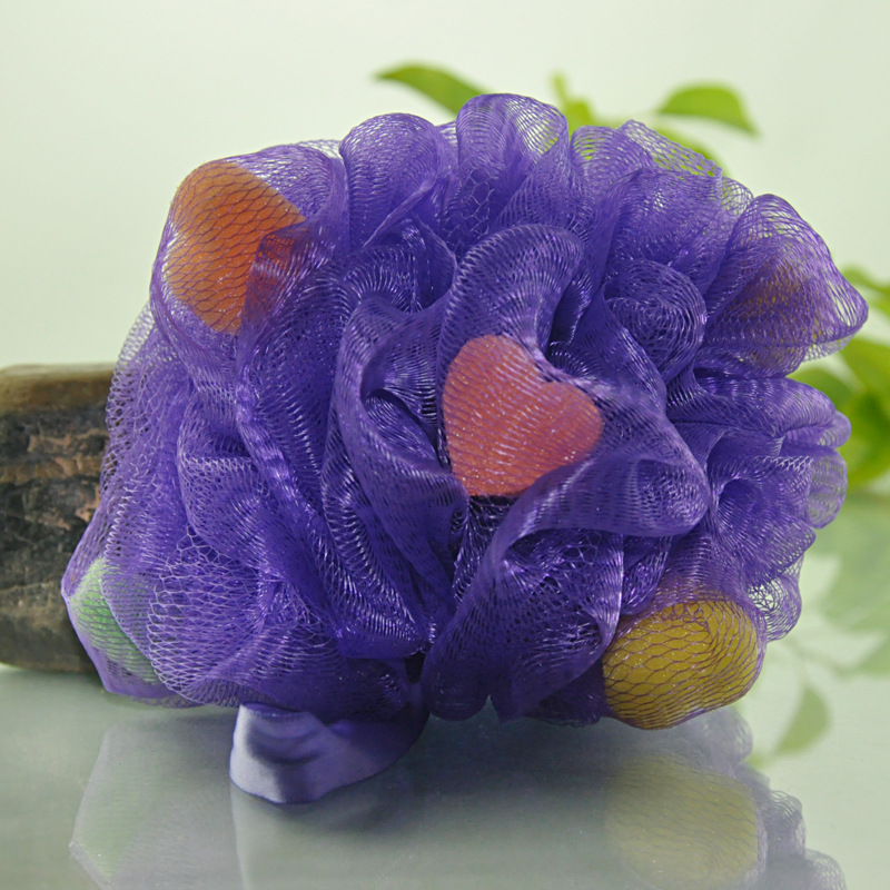 Heart Shape Sponge Bath Ball