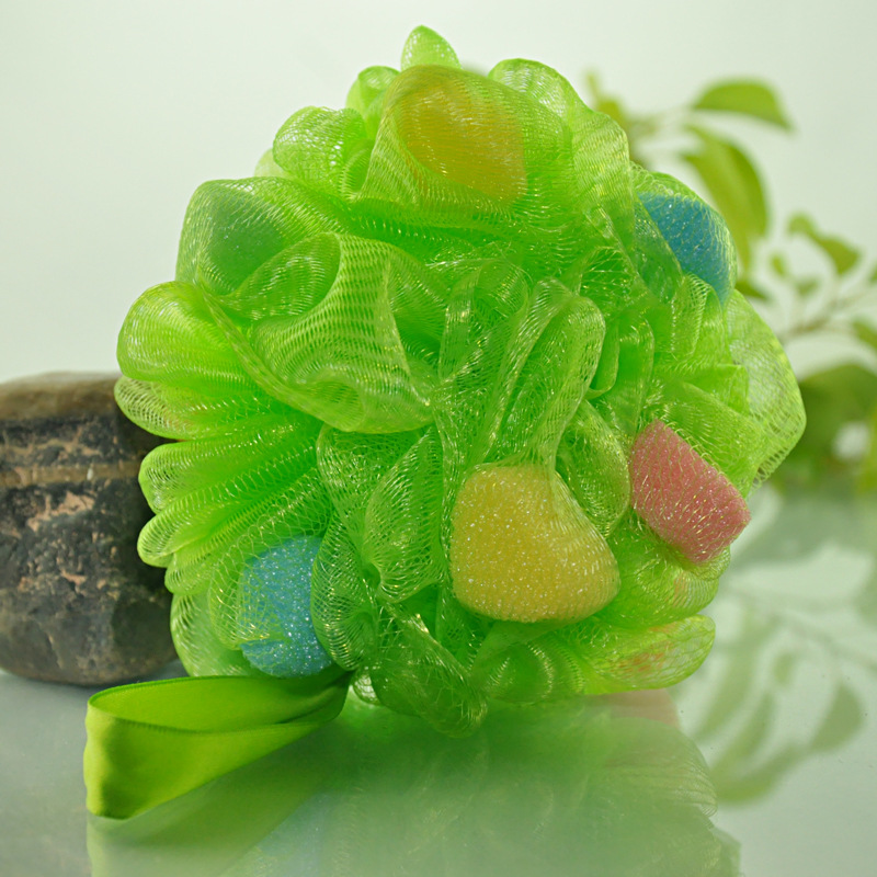Heart Shape Sponge Bath Ball