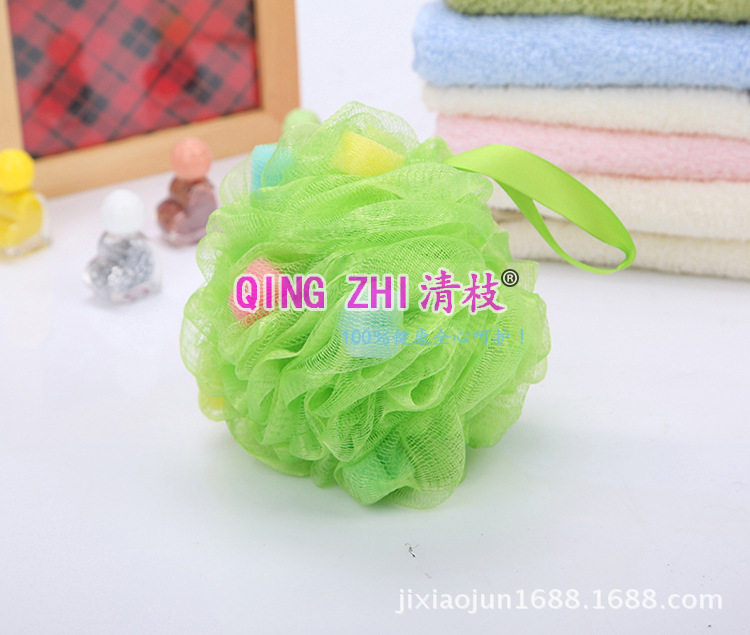 Heart Shape Sponge Bath Ball