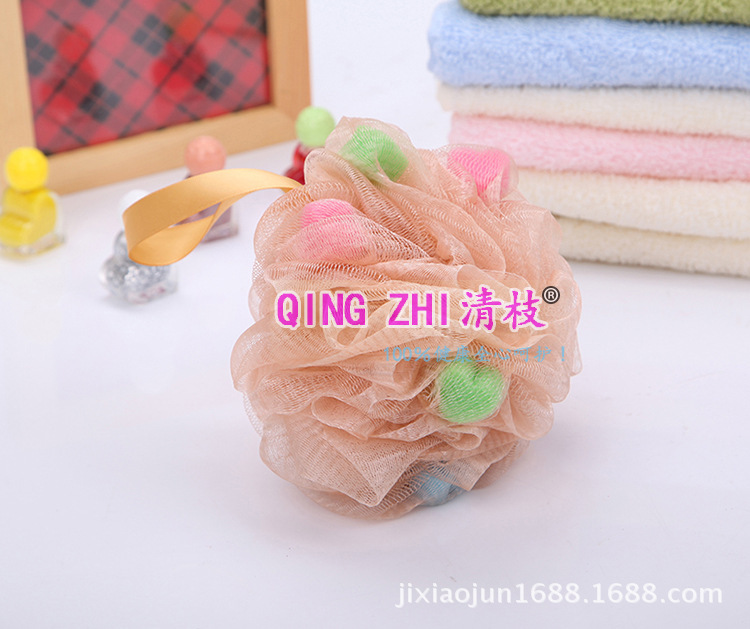 Heart Shape Sponge Bath Ball